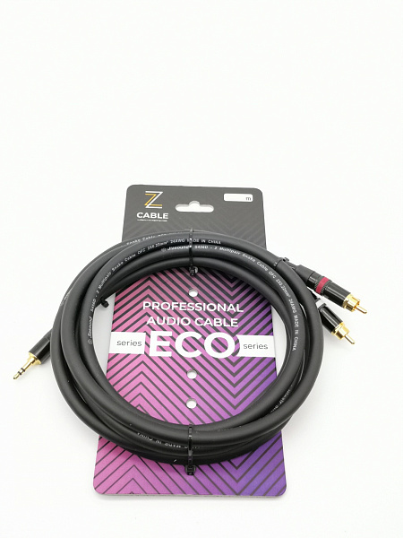 E32-3,5-2RCA-0300 Кабель аудио 3.5мм-2хRCA, 3м, ZZcable
