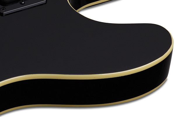 Электрогитара SCHECTER [PT M/M BLK]  6-струнная, корпус: ольха, гриф: клен, 22 лада, цвет: Black (BLK)