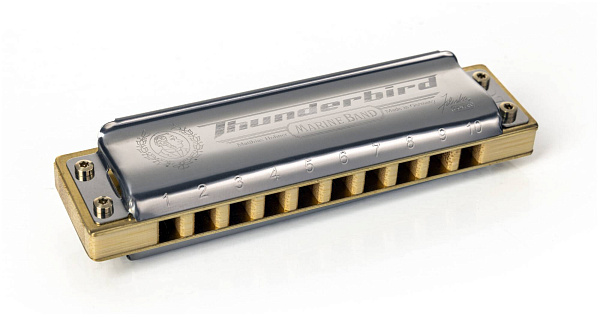 HOHNER Marine Band Thunderbird D-major, low octave - Губная гармоника диатоническая