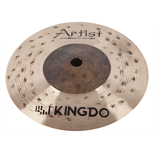 Тарелка сплэш 6" [6" CLASSIC RAW BELL SPLASH] KINGDO [6" CLASSIC RAW BELL SPLASH] сплав B20, ручная работа, поверхность традиционная Bell натуральный