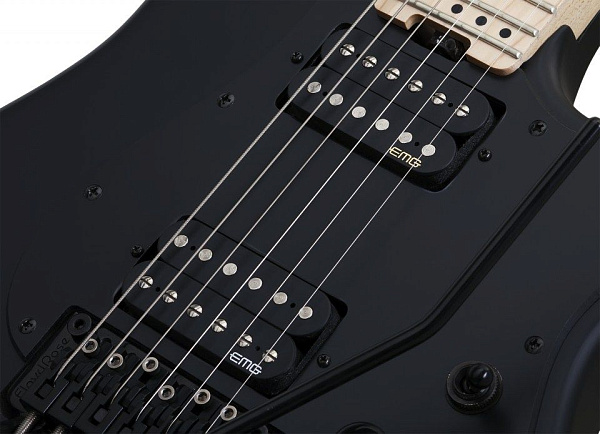 Электрогитара SCHECTER [SUN VALLEY SUPER SHREDDER FR SBK]  6-струнная, корпус: красное дерево, гриф: клен, накладка: клен, 24 лада, FloydRose цвет: Satin Black (SBK)