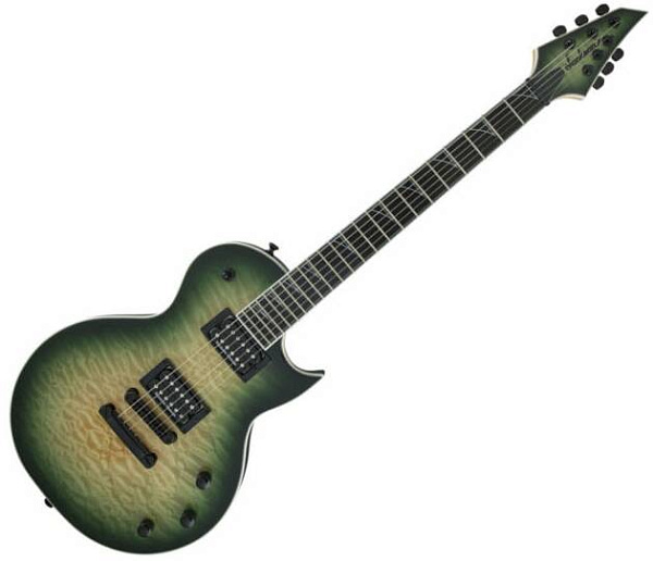 JACKSON PRO SC - ALIEN BURST Электрогитара, цвет зеленый санберст