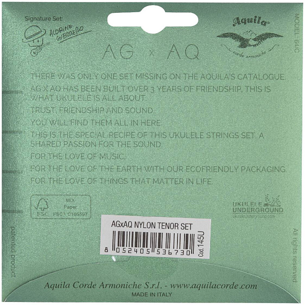 AQUILA 145U - Струны для укулеле тенор