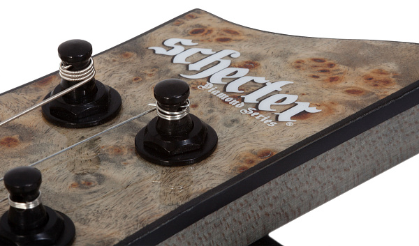 Электрогитара SCHECTER [OMEN ELITE-6 FR CHAR]  6-струнная, корпус: красное дерево, топ: кап, гриф: клен, накладка: палисандр, 24 лада, FloydRose цвет: Charcoal (CHAR)