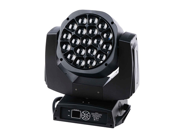 ML1915W Моторизированная световая "голова", IP20, RGBW, LED 19x15Вт, Bi Ray