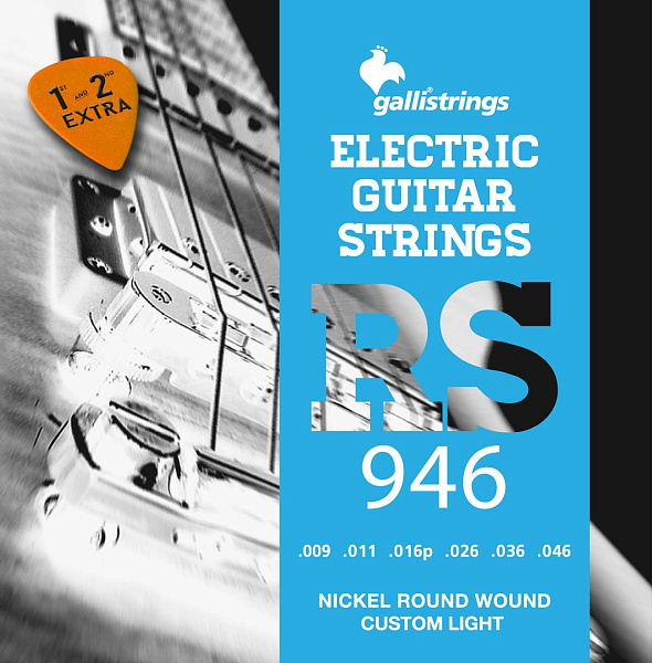 Комплект струн GALLI STRINGS [RS946] для 6-струнной электрогитары