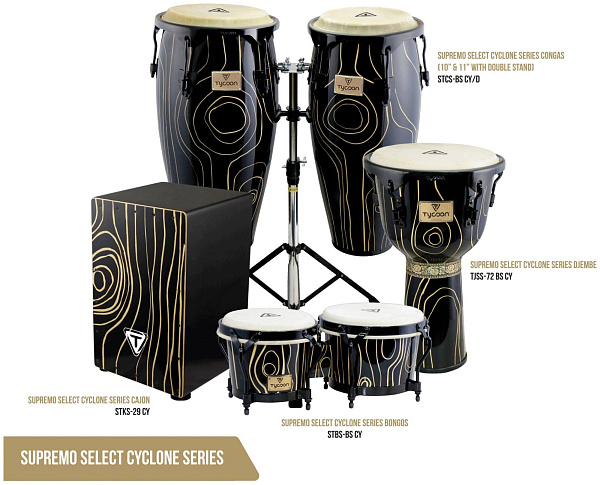 TYCOON STBS BS CY Cyclone - Бонго 7" & 8,5" (18 & 22 см)