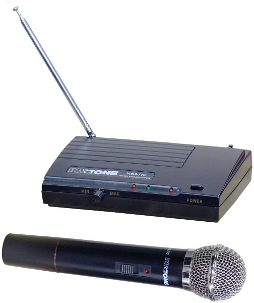 INVOTONE WM110 - Радиосистема VHF 174-216МГц одноантенная с ручным микр...