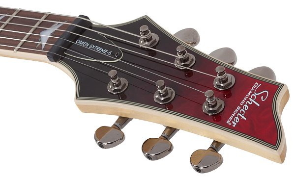 Электрогитара SCHECTER [OMEN EXTREME-6 BB] электрогитара 6-струнная, корпус: красное дерево, топ: стеганый клен, гриф: клен, накладка: палисандр, 24 лада, цвет: Blood Burst (BB)