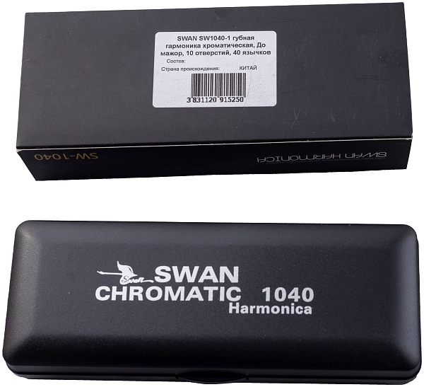 SWAN SW1040-1 - Губная гармоника хроматическая