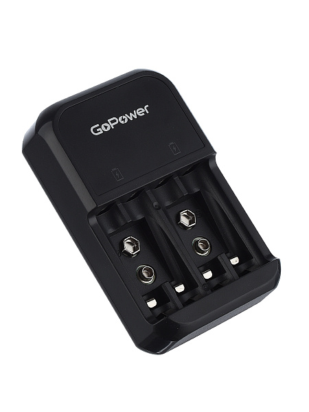 00-00031387 iClever 500 Зарядное устройство для аккумуляторов AA/AAA/Крона, 4 слота, GoPower