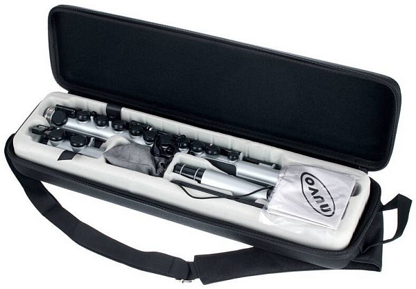 NUVO Student Flute - Silver/Black флейта, студенческая модель, материал...