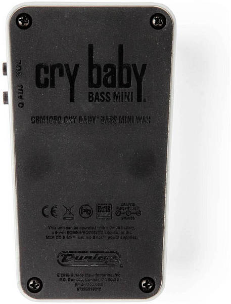 DUNLOP CRYBABY 105Q BASS MINI-EA - гит. педаль "вау-вау"