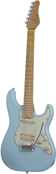 Электрогитара SCHECTER [MV-6 SSBLU] 6-струнная, корпус: липа, гриф: запеченый клен, 24 лада, цвет: Super Sonic Blue (SSBLU)
