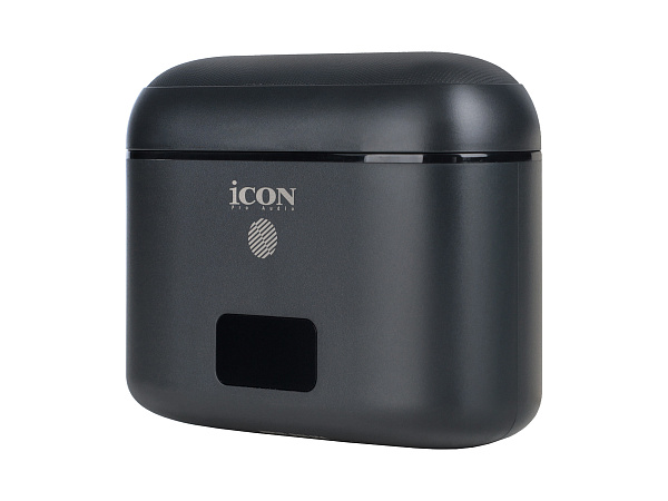 Радиосистема микрофонная Icon [AirMic 3] 2 передатчика со всенаправленными микрофонами, приемник с USB-C разъемом, кейс для зарядки, АЦП/ЦАП 24 бит/48 кГц, рабочая частота 2,4 ГГц, дальность 40 м, время непрерывной работы 8,5 часов, 24 часа с кейсом