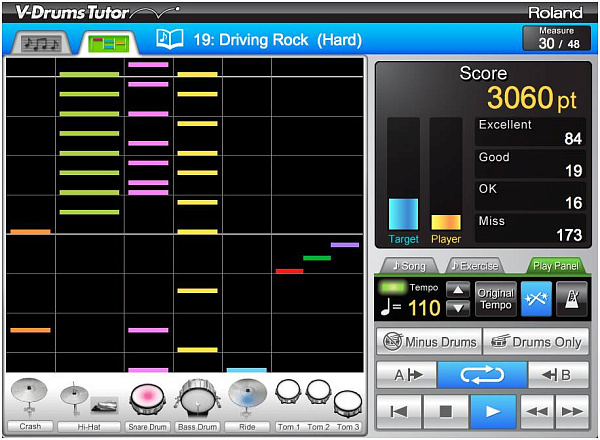 ROLAND DT-1 - Программа