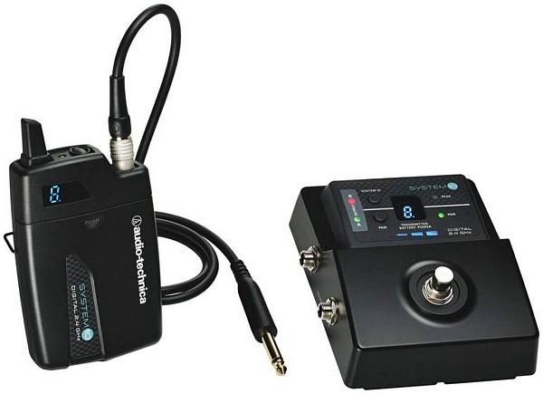 AUDIO-TECHNICA ATW1501 - гитарная радиосистема, 8 каналов 2.4 MHz с поясным...