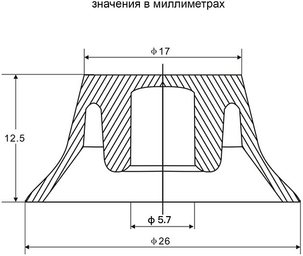 FLEOR M00092-2 - Ручка потенциометра