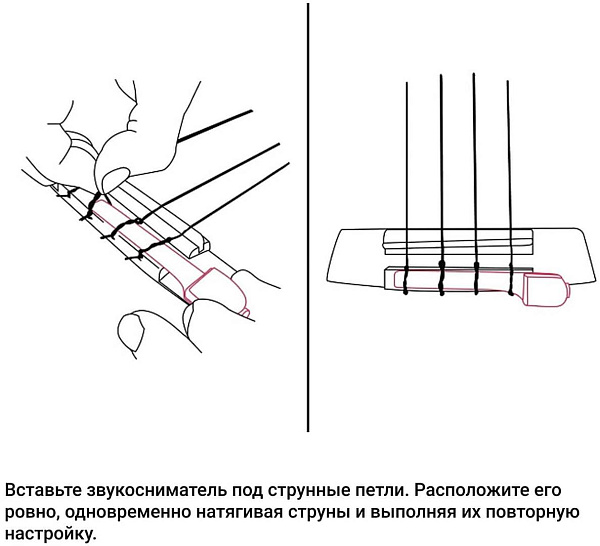 KNA UK-1 - Звукосниматель для укулеле