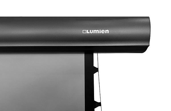 [LCTC-100112] Экран с электроприводом Lumien [Cinema Tensioned Control] 186x317 см (раб.область 166х295 см 16:9) (133") Matte White черн. кайма по периметру, доп.черная область 15 см, триггер., RS485, IR, RF управл. в комплекте, цвет корпуса "титаниум"