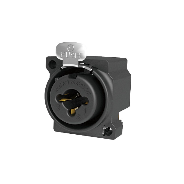 Seetronic SJSDF6H панельный разъем Combo(Jack6.35mm/XLR), горизонт. установка на ПП