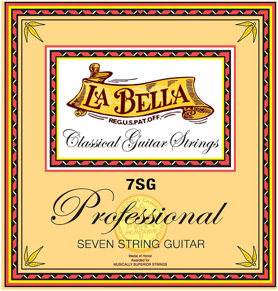 LA BELLA 7SG - Струны для классической гитары
