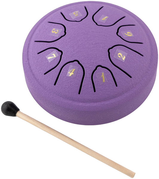 BEE DF1113 PURPLE - Барабан язычковый Глюкофон