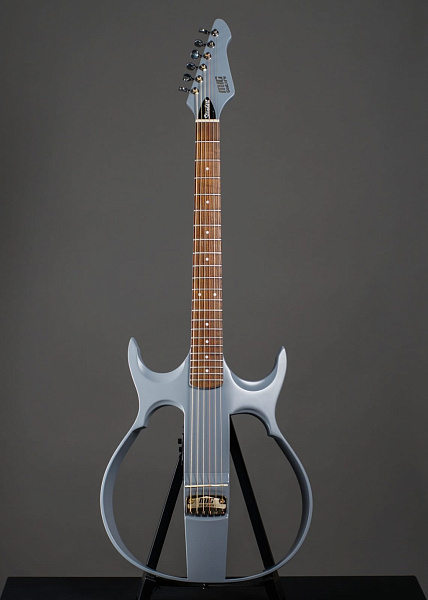 SG3LG23 SG3 Сайлент-гитара, светло-серая, MIG Guitars