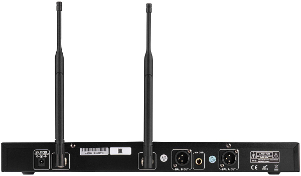ITC T-521UV - радиосистема UHF двухканальная с головным и ручным микрофонами....