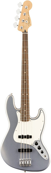 FENDER PLAYER JAZZ BASS®, PAU FERRO FINGERBOARD, SILVER 4-струнная бас-гитара,...