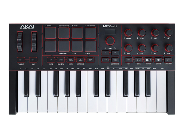 Миди-клавиатура [MPKMINI4B] AKAI [MPK Mini IV Black] миди-клавиатура