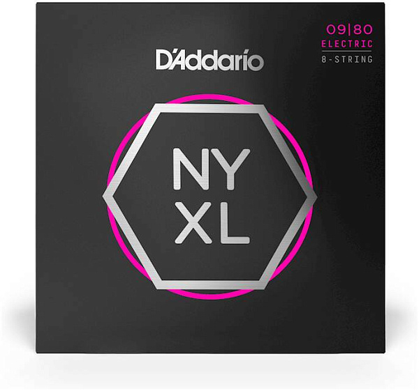 D'ADDARIO NYXL0980 - Струны для электрогитары 8-струнной