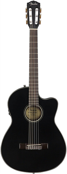 FENDER CN-140SCE BLK - Гитара электроакустическая шестиструнная