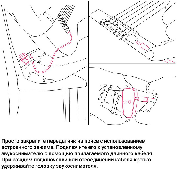KNA SG-Wi - Звукосниматель для акустической гитары