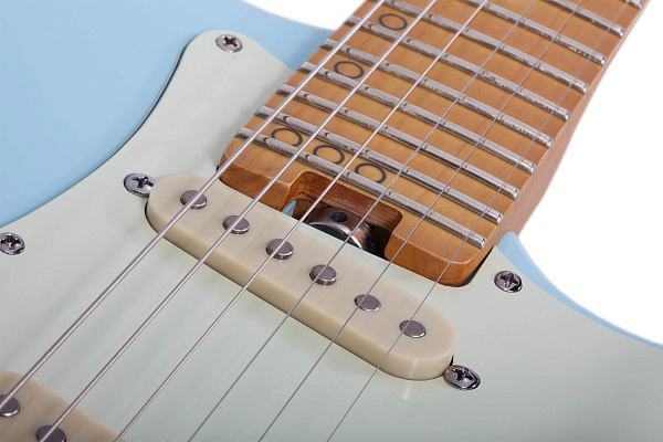Электрогитара SCHECTER [MV-6 SSBLU] 6-струнная, корпус: липа, гриф: запеченый клен, 24 лада, цвет: Super Sonic Blue (SSBLU)