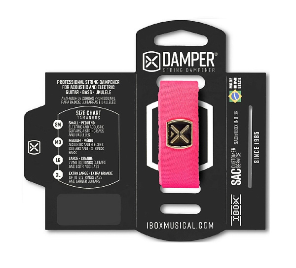 DTMD21 Демпфер гитарный, средний, розовый, IBOX