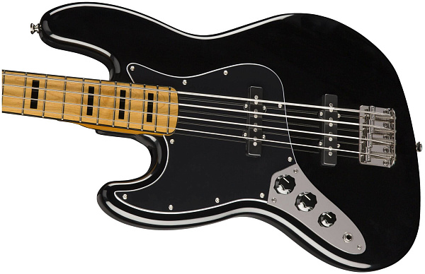 FENDER SQUIER SQ CV 70s JAZZ BASS LH MN BLK 4-струнная бас-гитара (левостороння...