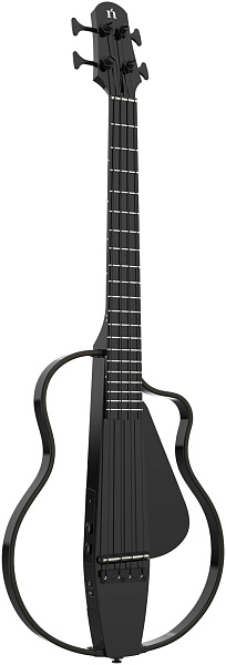 NATASHA NBSG Bass Black - Гитара электроакустическая бас сайлент смарт