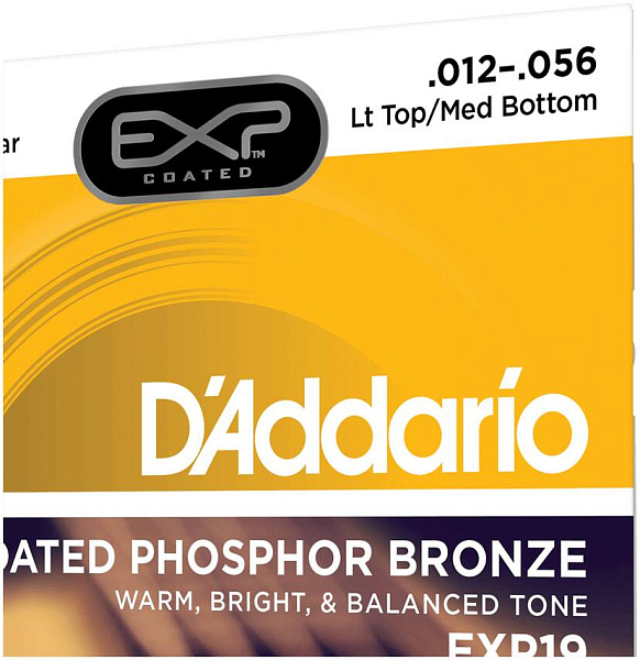 D'ADDARIO EXP19 - Струны для акустической гитары