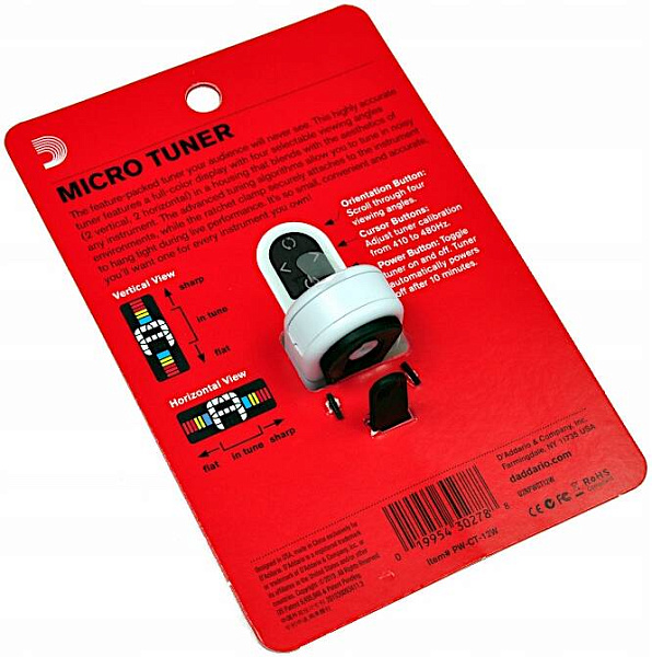 PLANET WAVES PW-CT-12 W - Тюнер хроматический