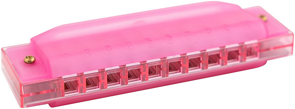 BEE DF10A-3 PINK - Губная гармоника диатоническая