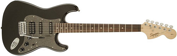 FENDER SQUIER AFFINITY STRATOCASTER HSS LRL BLACK METALLIC - Электрогитара