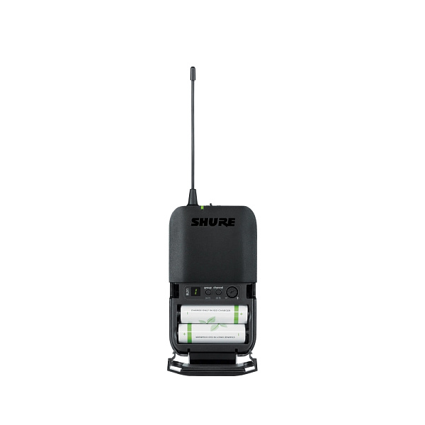 Микрофонная система SHURE [BLX1288E/CVL-M17] беспроводная, двухканальная, с ручным передатчиком PG58 и петличным микрофоном CVL-B/C. Частота UHF 662-686 МГц
