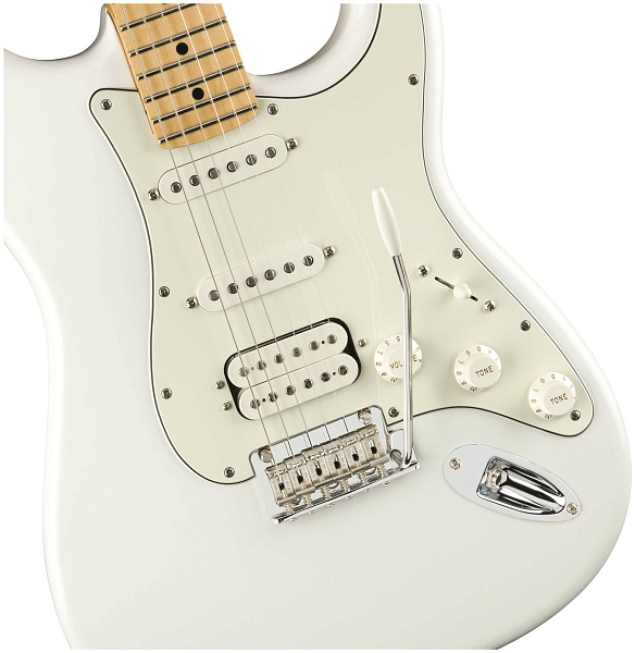 FENDER PLAYER STRAT HSS MN PWT Электрогитара, цвет белый