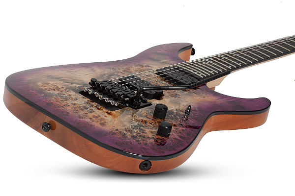 Электрогитара SCHECTER [C-6 FR PRO ARB]  6-струнная, корпус: касное дерево, топ: кап, гриф: клен, накладка: венге, 24 лада, FloydRose, цвет: Aurora Burst (ARB)