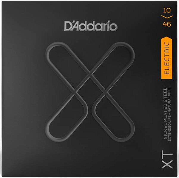 XTE1046 XT Комплект струн для электрогитары, никелированные, 10-46, с покрытием, D'Addario