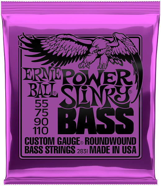 ERNIE BALL 2831 Nickel Wound Slinky Power 55-110 - Струны для бас-гитары