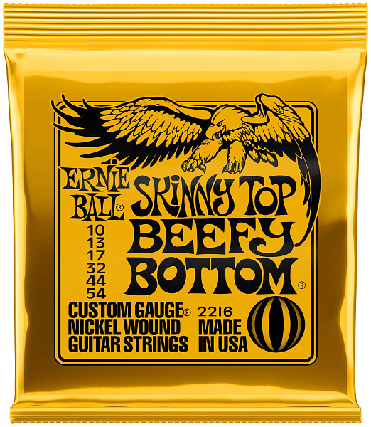 ERNIE BALL 2216 Nickel Wound Slinky Skinny Top Beefy Bottom 10-54 - Струны для электрогитары