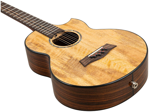 FLIGHT MAIA Baritone 8 EQ-A - Укулеле 8-ми струнный баритон