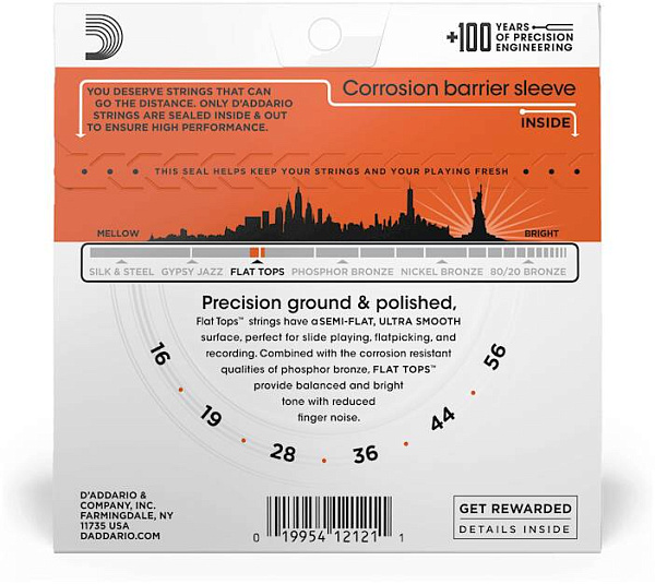 D'ADDARIO EFT 13 - Струны для акустической гитары